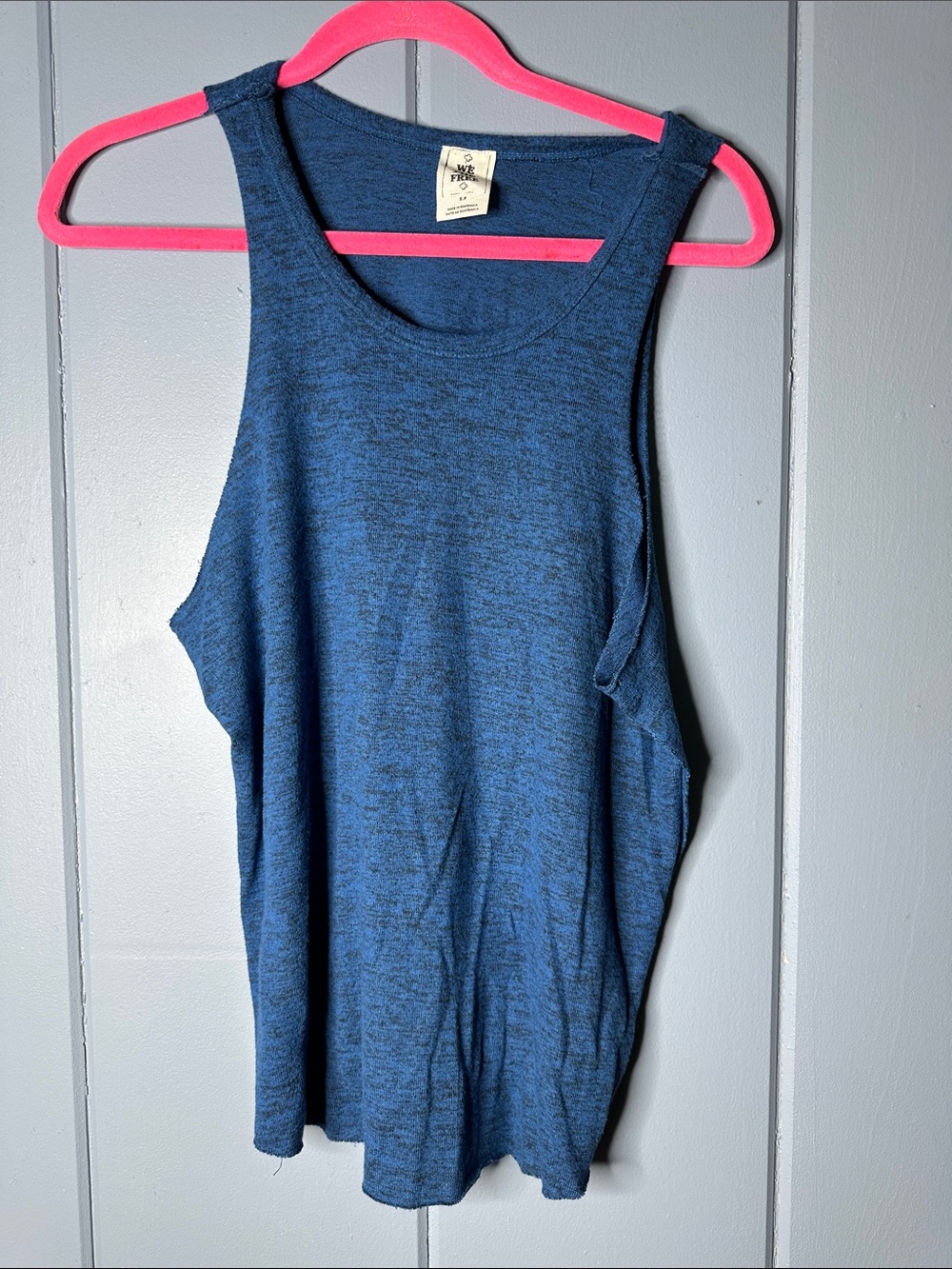 We The Free Blue Heather Tank size small